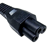 Кабель для ноутбука 1.2 м / 3 pin / Чорний, фото 2