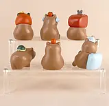 Набір колекційних фігурок Капібара Capibara 6 штук, фото 2