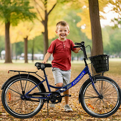 Міський дорожній велосипед для дітей підлітковий велик для хлопчика дівчинки 24" складний корзина багажник