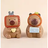 Набір колекційних фігурок Капібара Capibara 6 штук, фото 4