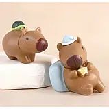 Набір колекційних фігурок Капібара Capibara 6 штук, фото 5