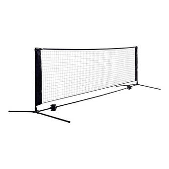 Сітка для тінісбола Meta Soccer Tennis Net чорний 6х1 м 1500612850, Чорний, Розмір (EU) — 1SIZE