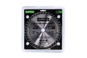 Диск пильний по дереву 180х22,2 для циркулярної пили точний різ для домашніх робіт та ремонту