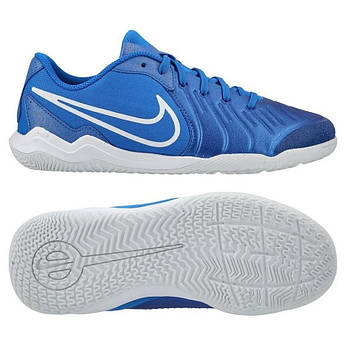 Дитячі футзалки Nike Jr. Tiempo Legend 10 Academy IC DV4350-400, Синій, Розмір (EU) — 32
