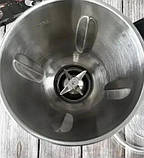 Потужний блендер-міксер 3в1 подрібнювач міксер Zeplinе 1.5 л ZP-081 2000 Вт Сірий, фото 4