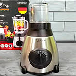 Потужний блендер-міксер 3в1 подрібнювач міксер Zeplinе 1.5 л ZP-081 2000 Вт Сірий, фото 7