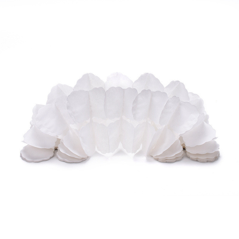 Гірлянда розтяжка паперова 3 м 16 на 11 см білий, фото 1