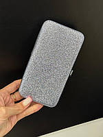 Кейс блискучий для 7-ми пінцетів Silver