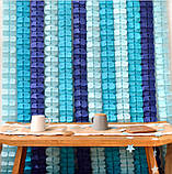 Гірлянда розтяжка паперова 3 м 16 на 11 см малиновий, фото 4