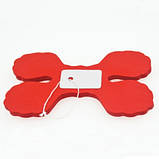 Гірлянда розтяжка паперова 3 м 16 на 11 см червоний, фото 2