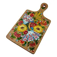 Дошка кухонна з дерева ручний розпис Українськийрушник