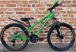 Підлітковий алюмінієвий 24 Time гірський велосипед Royal 2025 зелений