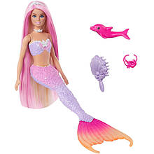 Лялька Барбі Русалочка Дрімтопія Кольорова магія Barbie Dreamtopia Mermaid Malibu HRP97
