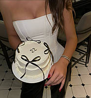 Білий корсет