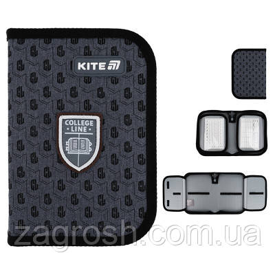 Promo Ціна! Пенал Kite 622 College Line, 1 відділення, 2 відвороти (K25-622-2) - тільки на ZaGrosh.com.ua