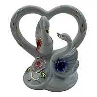 Порцелянова статуетка Лебеді із серцем