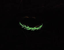 Перстень Володаря Перснів з рунами, що світяться зеленим у темряві | Розімр12, Ø21,5 мм, фото 3