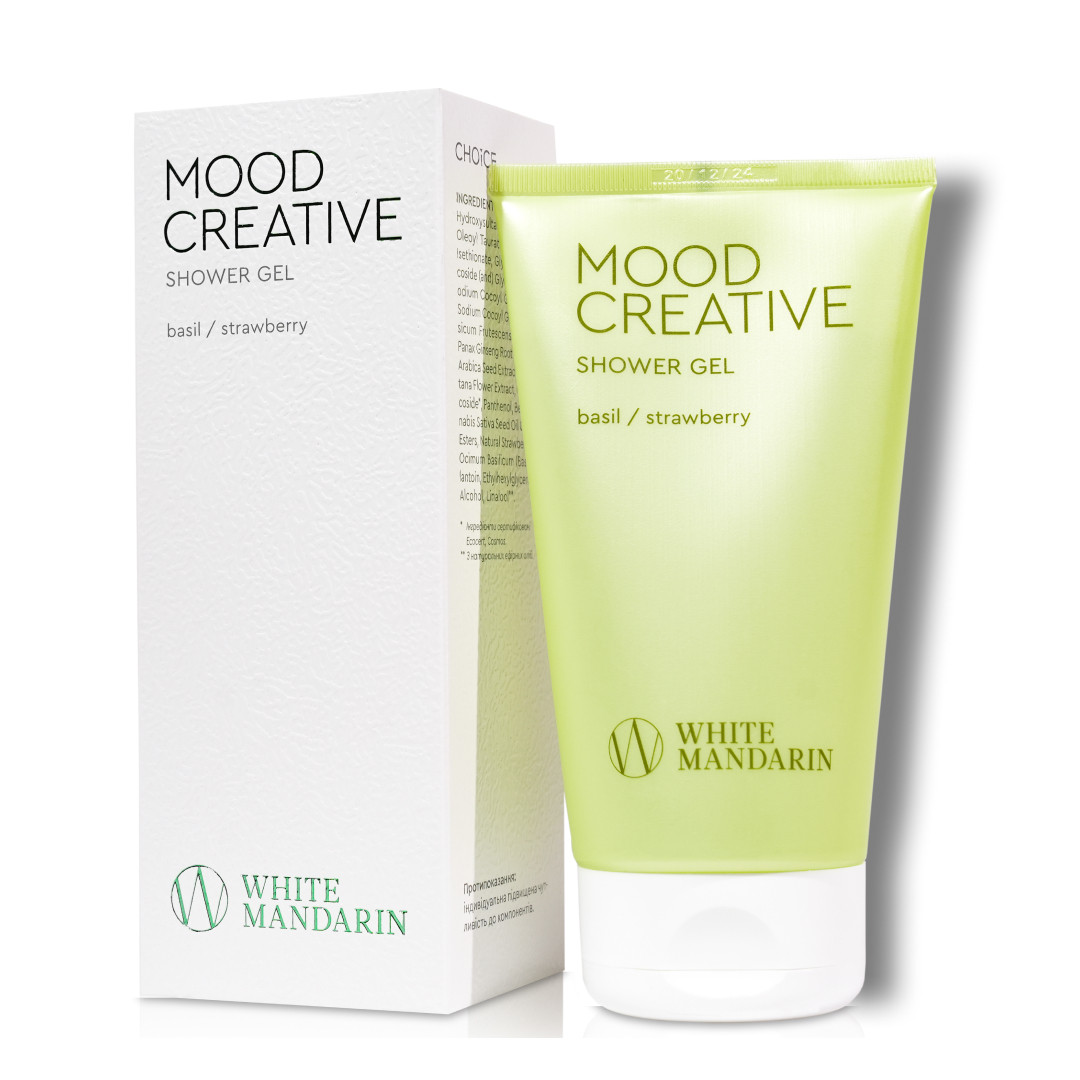 Гель для душу Очищення / Тонізація / Омолодження Mood Creative White Mandarin 150 мл (99101239101)