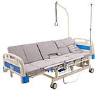 Ліжко Електро + Механіка з туалетом і функцією бічного перевороту для важкобольних. Працює без світла, фото 8