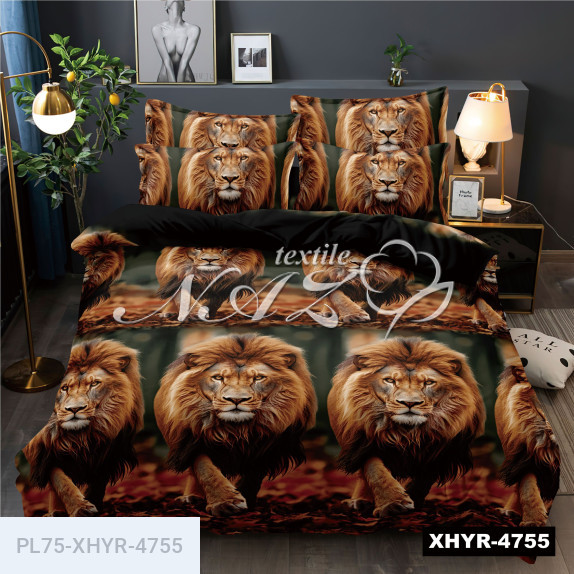 Король лев - Бязь 3D - Євро комплект постільної білизни