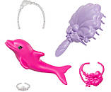 Barbie Dreamtopia Mermaid Malibu HRP97 Лялька Барбі Русалочка Дрімтопія Кольорова магія, фото 8