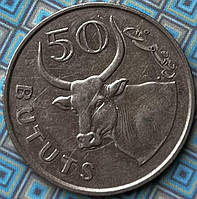 Монета Гамбії 50 бутут 1998 р.