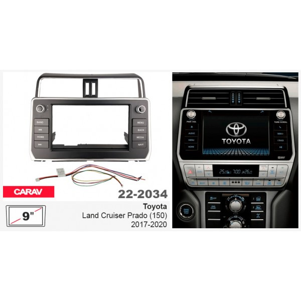 Перехідна рамка Toyota Land Cruiser Prado Carav 22-2034, фото 1