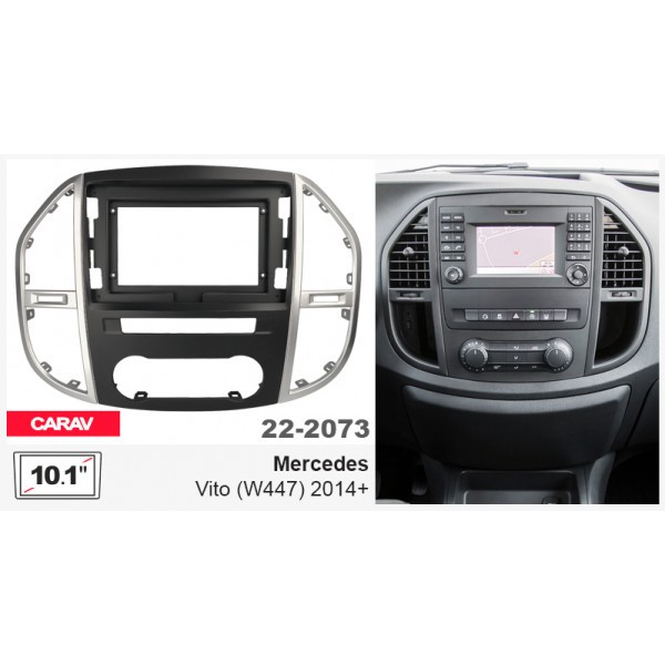 Перехідна рамка Carav Mercedes Vito, Viano (22-2073), фото 1