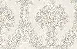 Шпалери вінілові 10 × 0.53 м 5766-01, класичні бежеві з квітковим орнаментом для спальні, вітальні, кабінету, фото 5