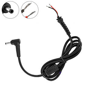 Оригінальний DC кабель живлення для БП LENOVO 40W 4.0x1.7мм, 2 дроти (2x1мм), L-подібний штекер (від БП до