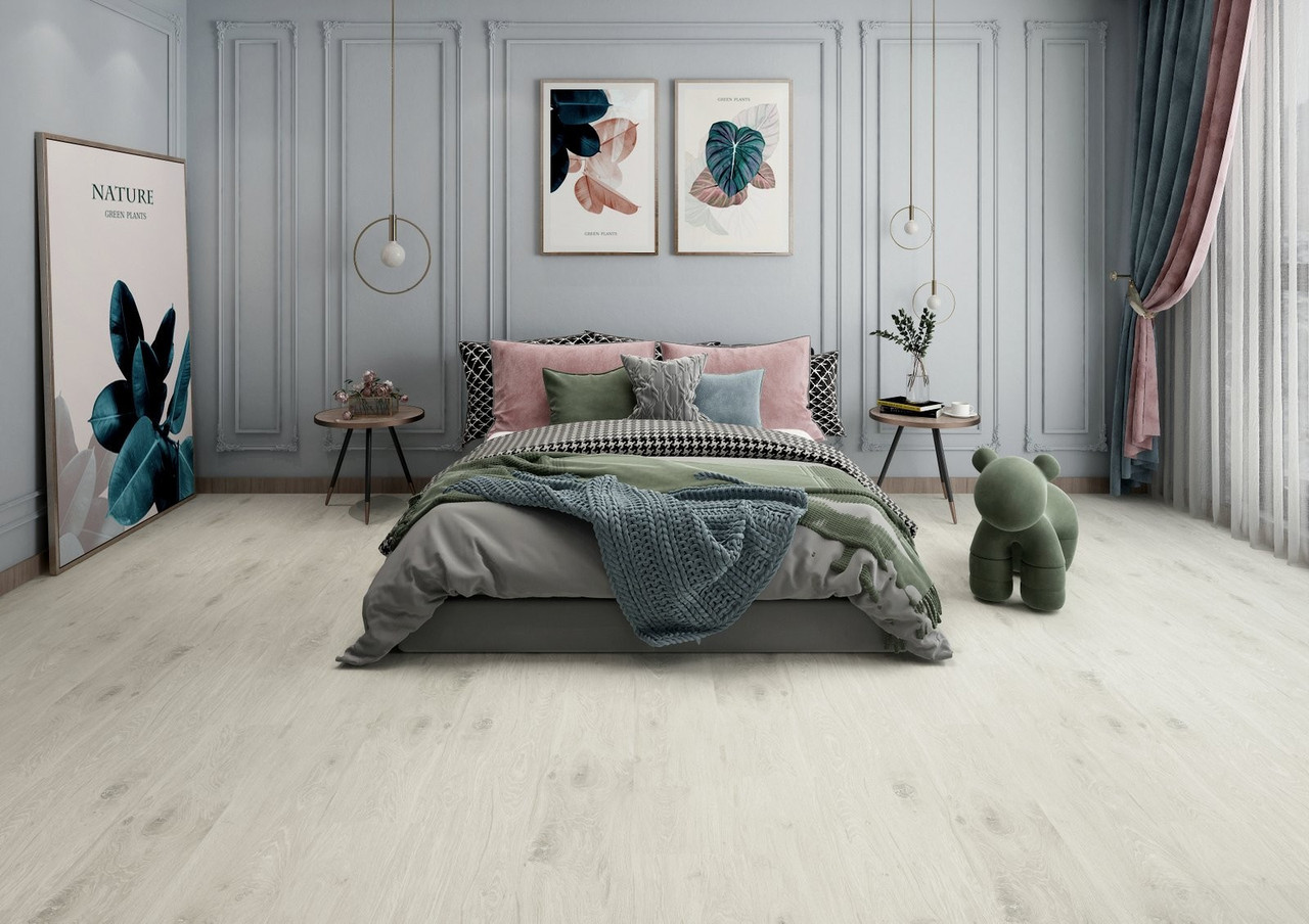 Вінілова підлога SPC StoneX Дуб Сніжний 33 клас 5мм з підкладкою, фото 1