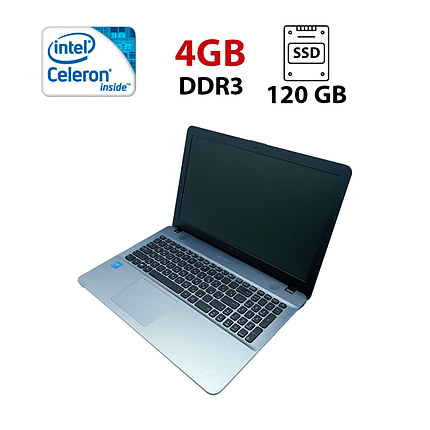 Ноутбук Asus A541/ 15.6" (1366x768)/ Celeron N3350/ 4 GB RAM/ 120 GB SSD/ HD, фото 1