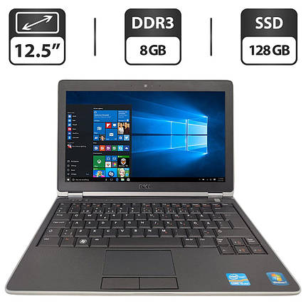 Нетбук Dell Latitude E6220/ 12.5" (1366x768)/ Core i5-2520M/ 8 GB RAM/ 128 GB SSD/ HD 3000, фото 1
