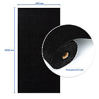 Самоклеюча плитка під ковролін в рулоні чорний 600*3000мм SW-00002588, фото 3