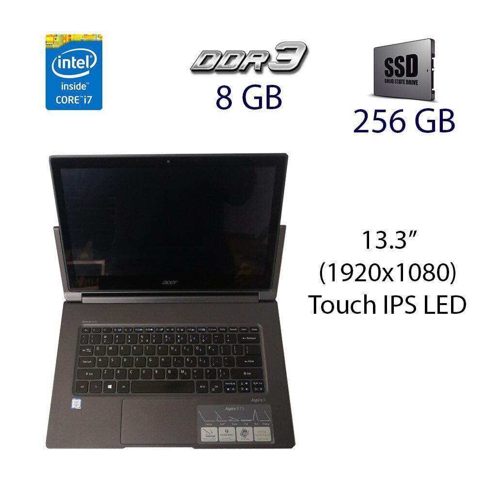 Ноутбук Acer Aspire R/ 13.3" (1920x1080) Сенсорний/ Core i7-6500U/ 8 GB RAM/ 256 GB SSD/