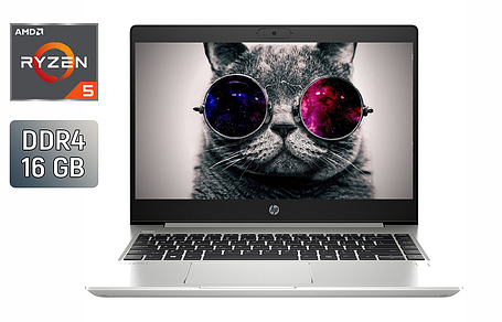 Ультрабук Б-клас HP ProBook 445 G7/ 14" (1920x1080)/ Ryzen 5 4500U/ 16 GB RAM/ 256 GB SSD/ Radeon RX Vega 6, фото 1