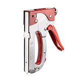 Степлер будівельний для скоб, прогумована рукоятка, STORM INTERTOOL RT-0201, фото 2