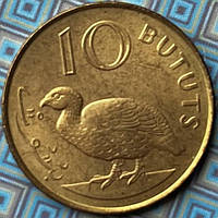 Монета Гамбії 10 бутут 1998 р.
