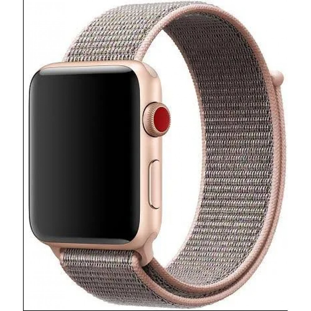 Ремінець Nylon Loop Apple Watch 42 mm 44 mm 45 mm 49 mm — Black & Blue