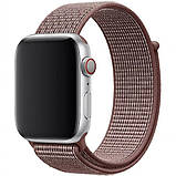 Ремінець Nylon Loop Apple Watch 42 mm 44 mm 45 mm 49 mm — Black & Blue, фото 6