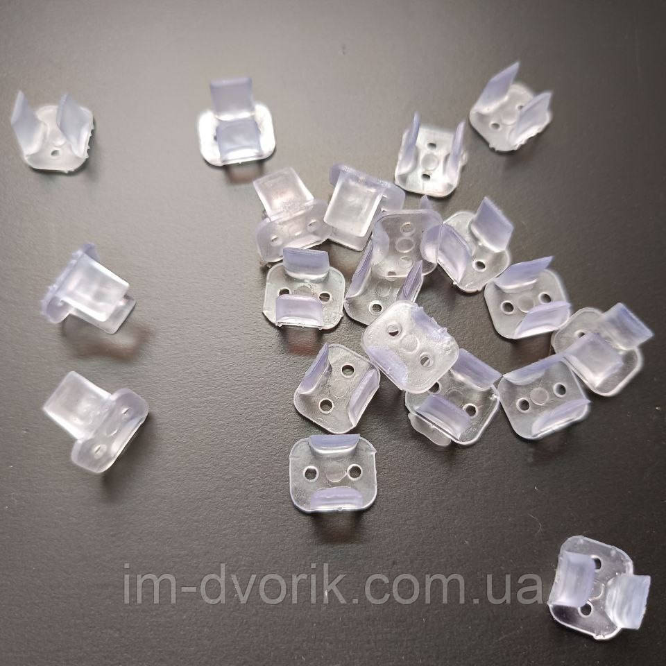 Монтажна кліпса 8х16 мм для LED-неону (комплект 20 шт)