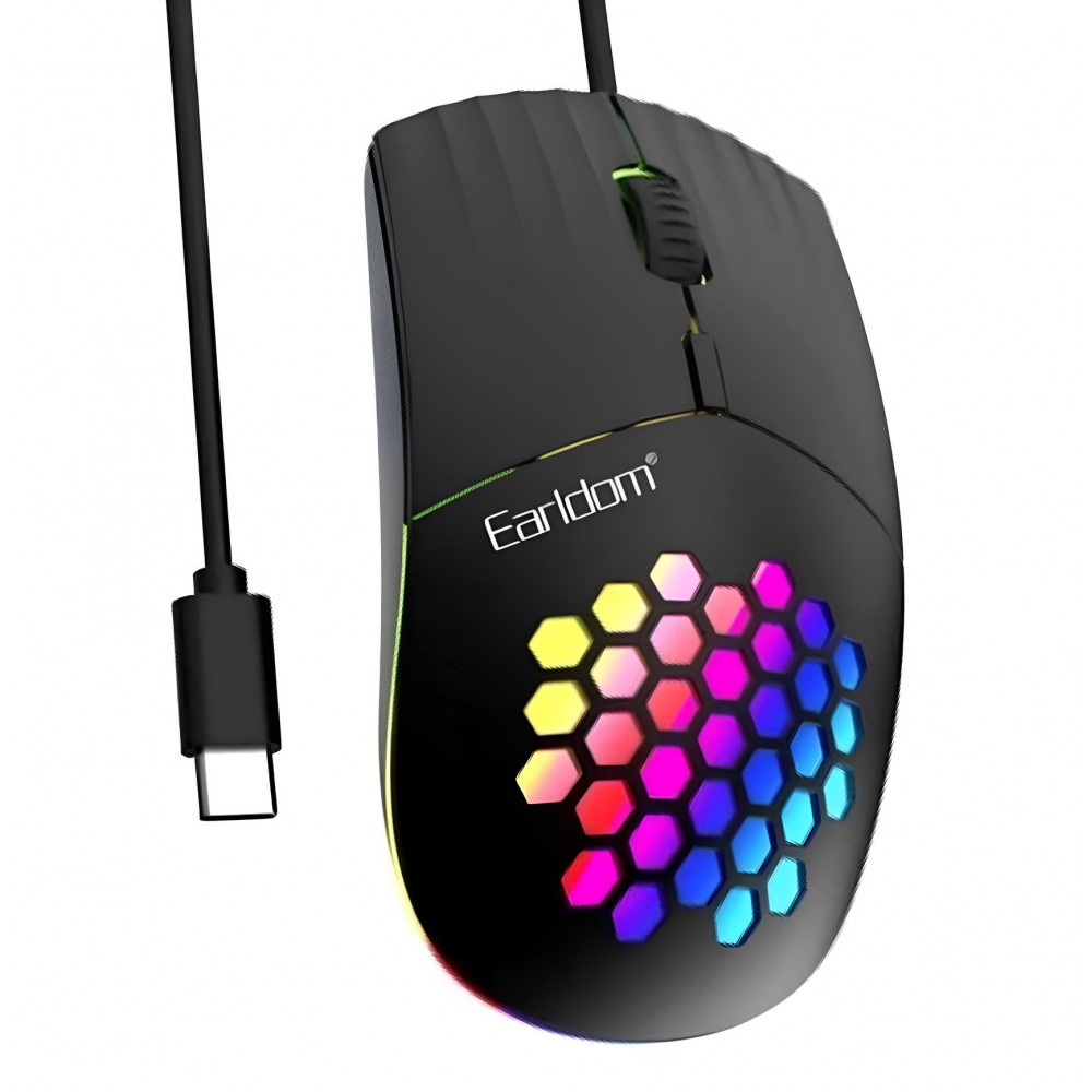 USB-C дротова миша — Earldom ET-KM5, фото 1