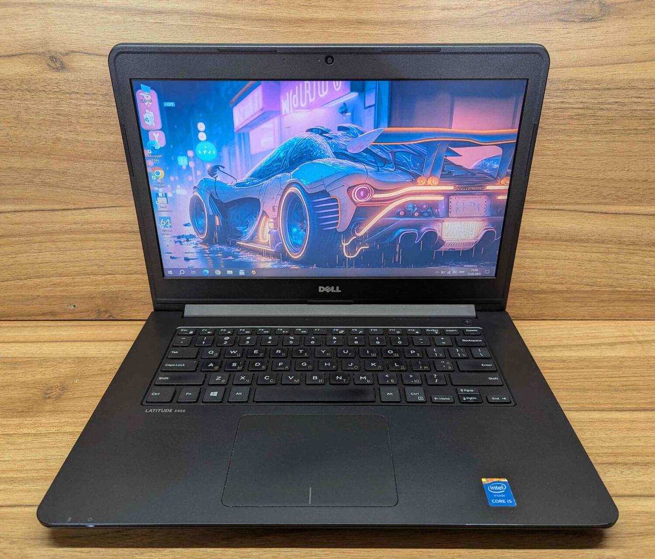 Б/в Ноутбук Б-клас Dell Latitude 3450 14" 1366x768| Core i5-5200U| 8 GB RAM| 240 GB SSD| HD 5500