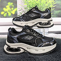 Кросівки жіночі Loretta чорні на об'ємній підошві демісезонні 4829, фото 2