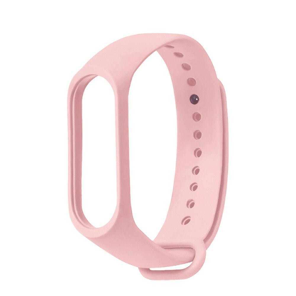 Ремінець Silicone Sport Band Xiaomi Mi Band 5 6 7 — Neon Pink, фото 1