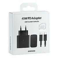 Home Charger | 45W | 1U | Original | USB C Cord — Samsung