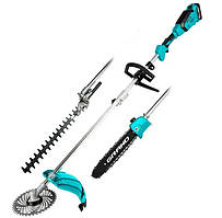 АКУМУЛЯТОРНИЙ ТРИМЕР ГАЗОННИЙ GRAND АТГ-20 4В1 (БЕЗЩІТКОВИЙ, 2 АКУМУЛЯТОРИ 20 В, 4 А/ГОД І ЗАРЯДНЕ)