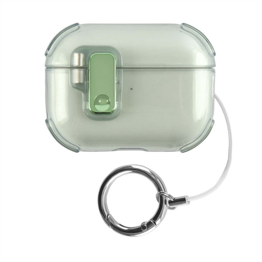 Airpods Case 1/2 Plastic Lock — Green, фото 1