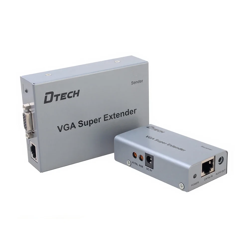 Подовжувач відеосигналу VGA 100m Dtech DT-7020 (74-00063), фото 1