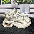 Кросівки жіночі Loretta бежеві на об'ємній підошві демісезонні 4825, фото 4